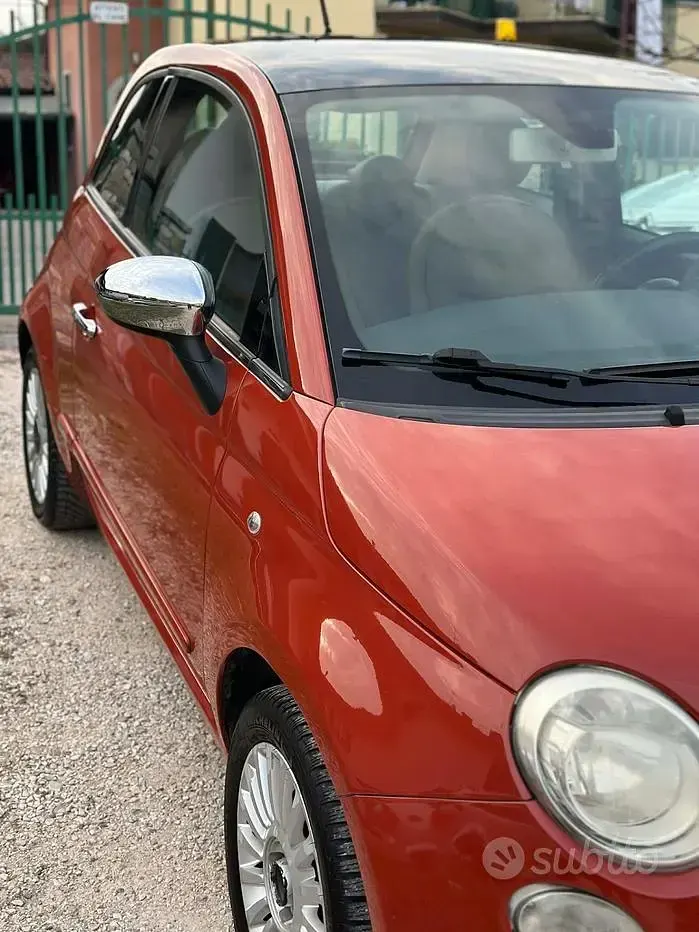 Usata Fiat 500 Sport 101 CV (74 kW) 2007 Arancione Berlina