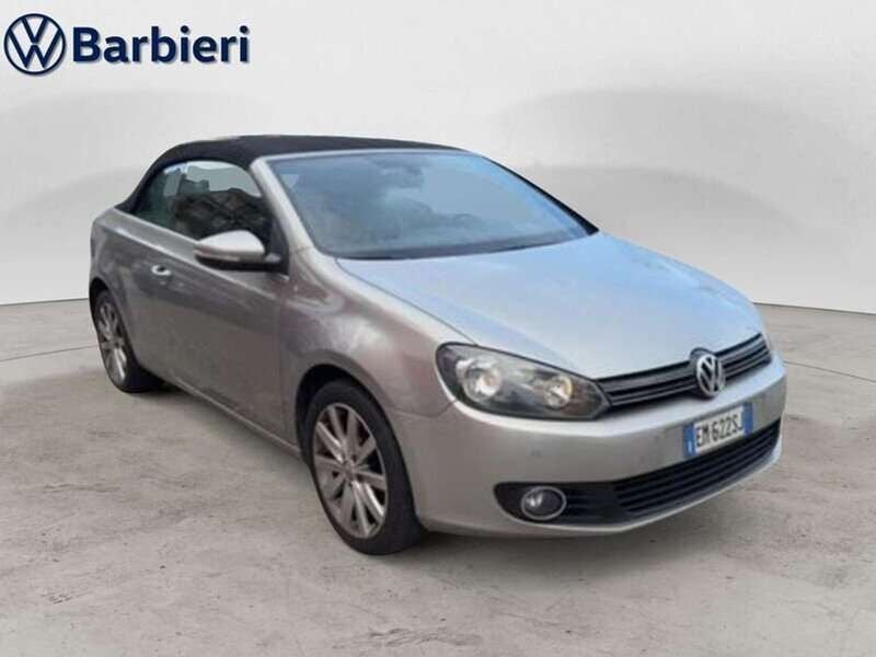 Usata VW Golf Cabriolet 105 CV (77 kW) 2012 Argento Cabrio