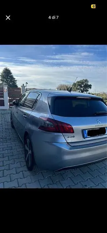 Usata Peugeot 308 GT-line 131 CV (96 kW) 2019 Grigio Berlina