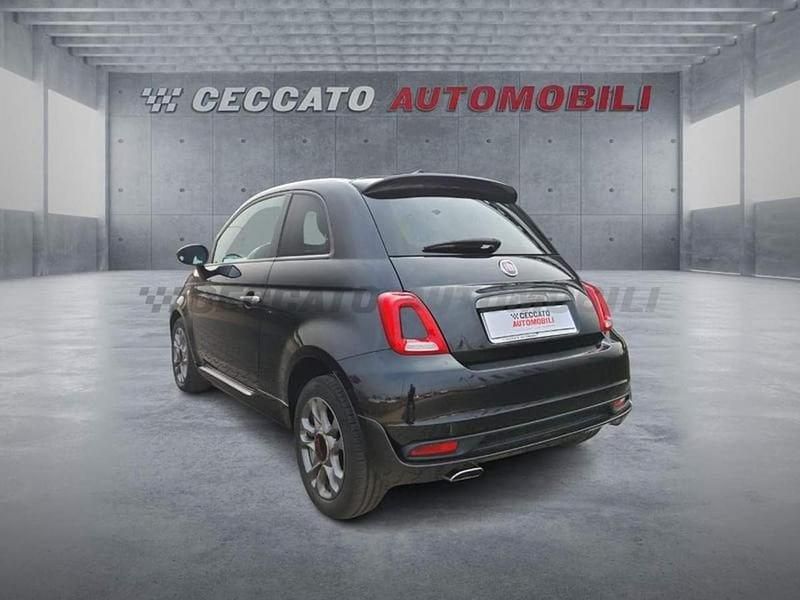 Usata Fiat 500 S 69 CV (50 kW) 2019 Nero Utilitaria