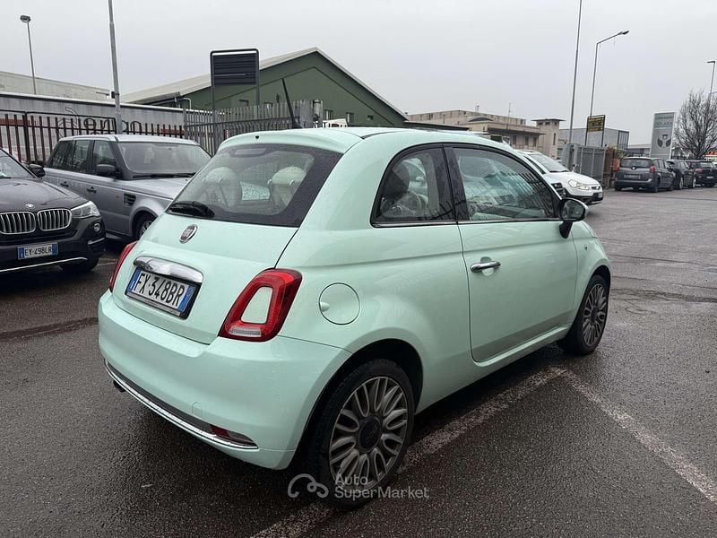 Usata Fiat 500 Lounge 69 CV (50 kW) 2018 Blu/azzurro Utilitaria