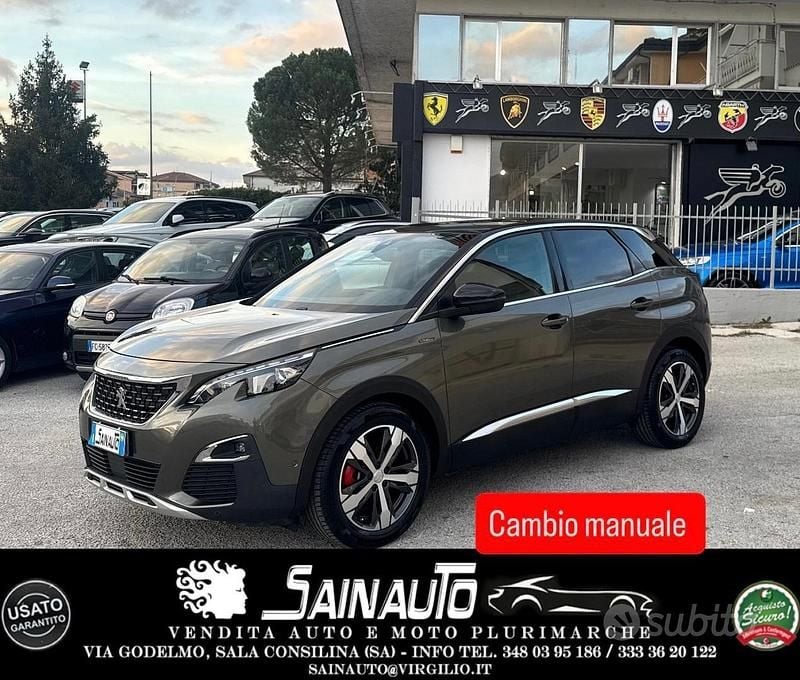 Grigio Usata 2017 Peugeot 3008 GT-line SUV | 12.500 € (Ottimo prezzo) - Immagine 1/4