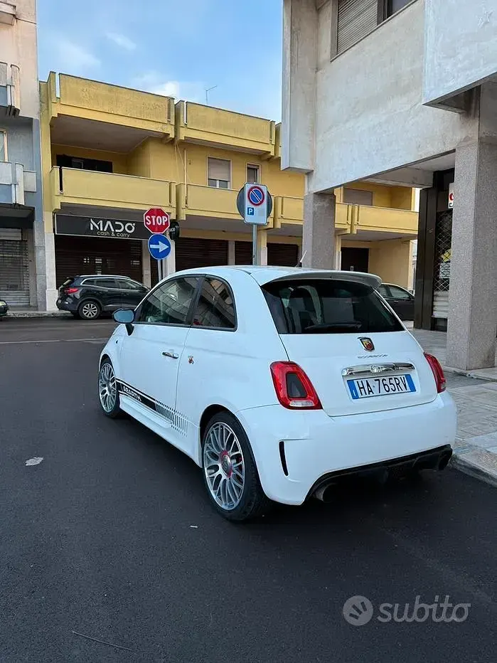 Usata Abarth 500 160 CV (117 kW) 2011 Bianco Berlina