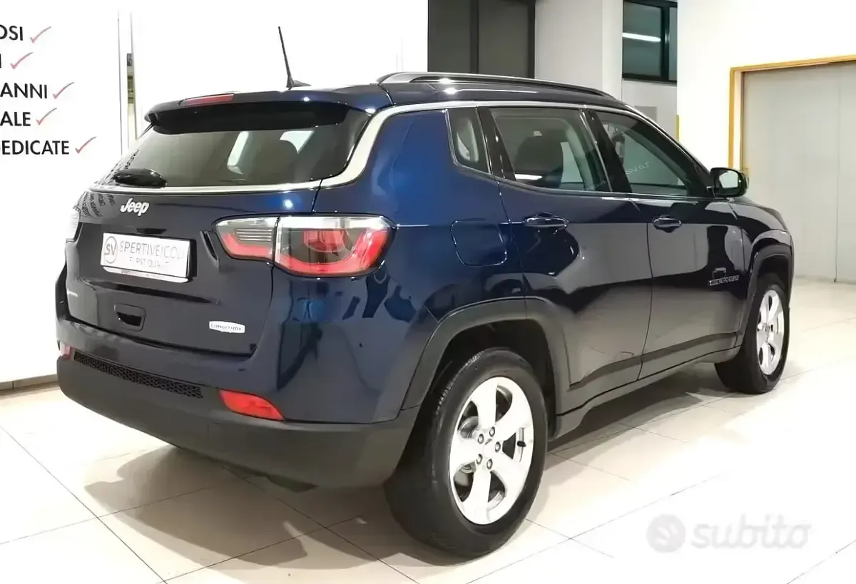Usata Jeep Compass Longitude 120 CV (88 kW) 2018 Blu SUV