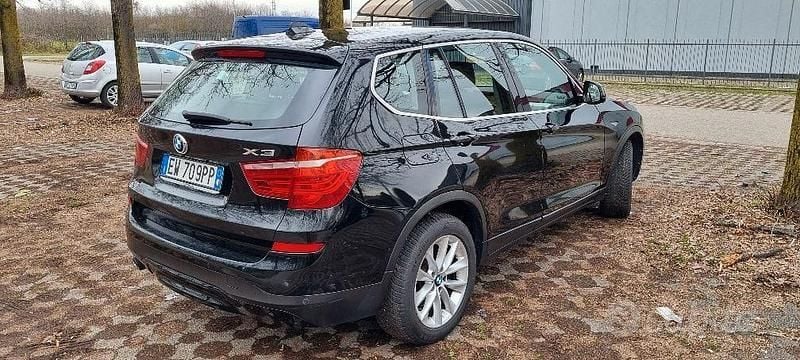 Usata BMW X3 190 CV (139 kW) 2014 Nero SUV