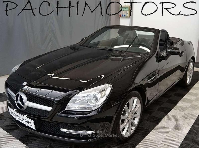 Usata Mercedes SLK200 184 CV (135 kW) 2014 Nero Cabrio