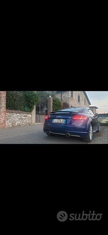 Usata Audi TT S-Line 185 CV (136 kW) 2016 Blu Coupé