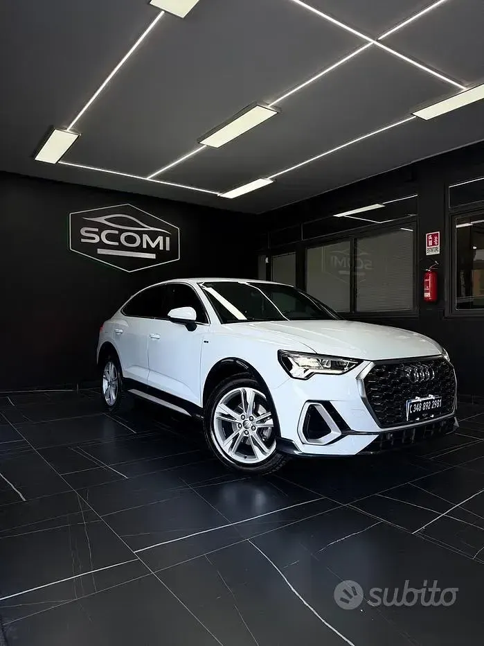 Usata Audi Q3 S-Line 150 CV (110 kW) 2019 Bianco SUV