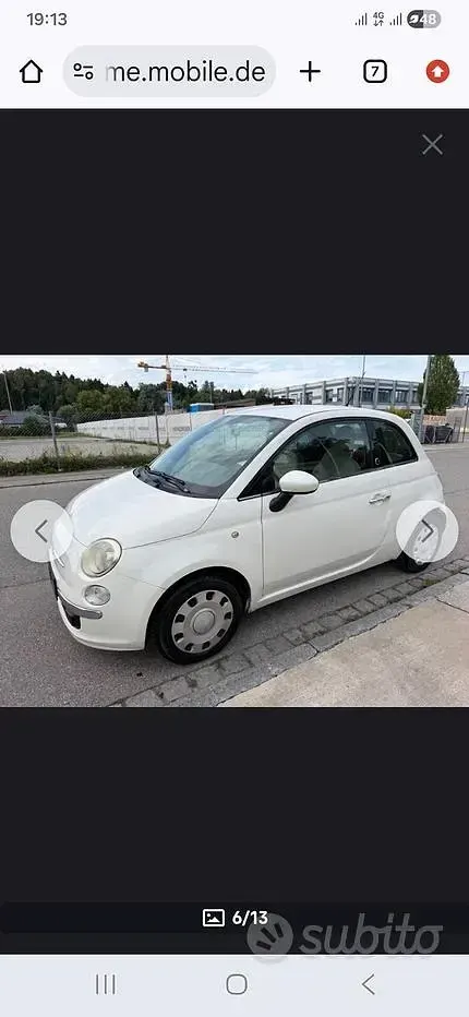 Usata Fiat 500 Pop 69 CV (50 kW) 2011 Berlina