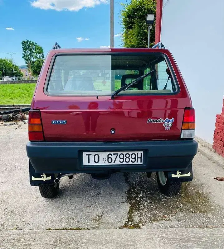 Usata Fiat Panda 4x4 50 CV (36 kW) 1988 Rosso Utilitaria
