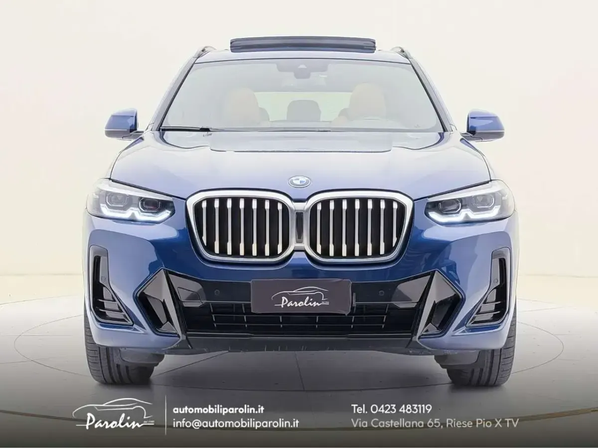 Usata BMW X3 M Sport 286 CV (210 kW) 2022 Phytonic blue SUV