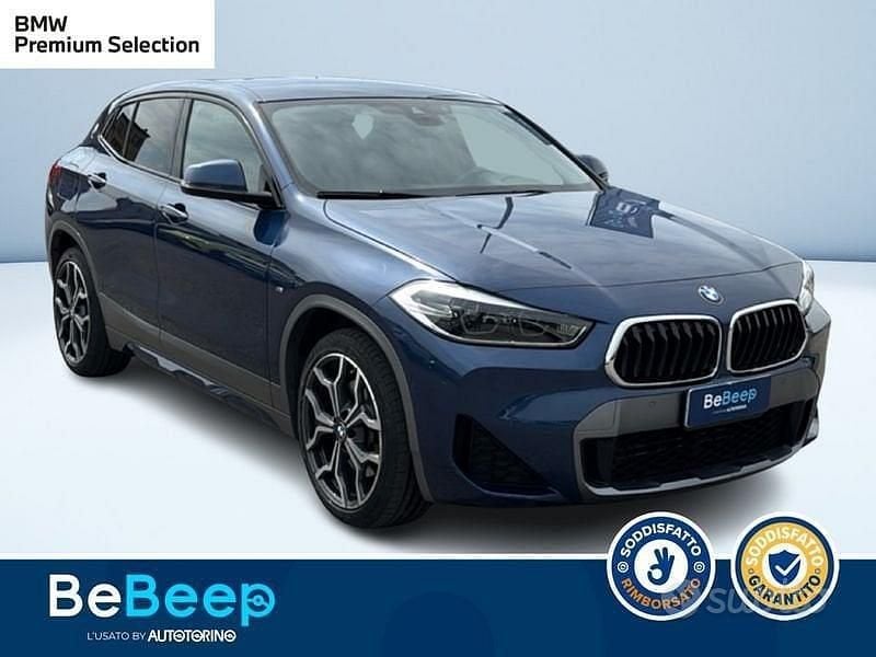 Usata BMW X2 M Sport 220 CV (161 kW) 2021 Blu metallizzato SUV