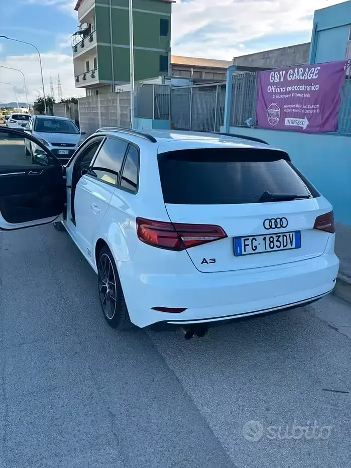 Usata Audi A3 150 CV (110 kW) 2016 Bianco Berlina