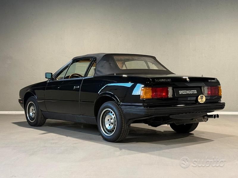 Usata Maserati Ghibli 184 CV (135 kW) 1988 Nero Cabrio