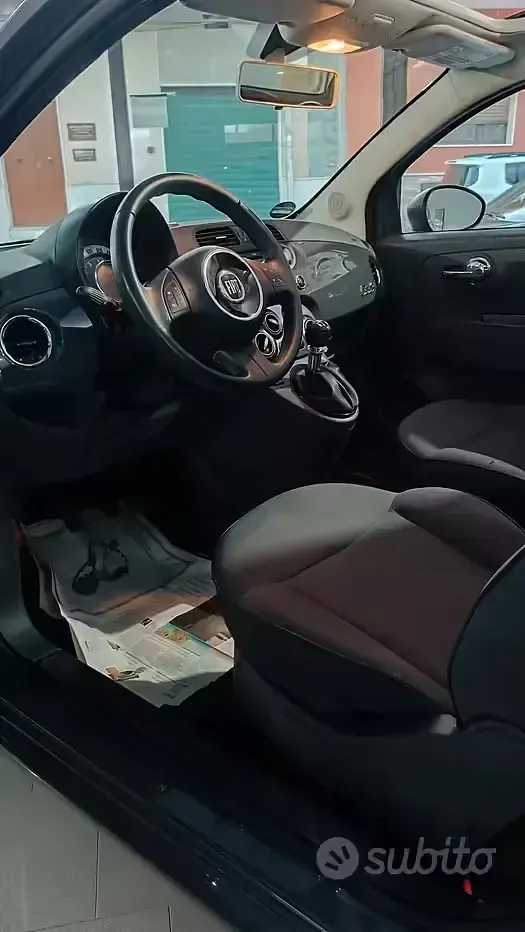 Usata Fiat 500C Pop 69 CV (50 kW) 2011 Grigio Cabrio