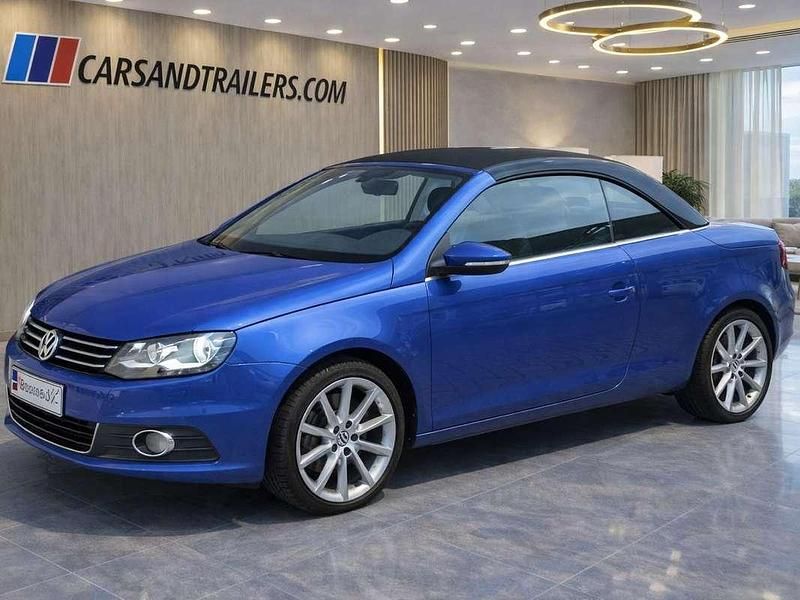 Usata VW Eos 160 CV (117 kW) 2010 Blu/azzurro Cabrio