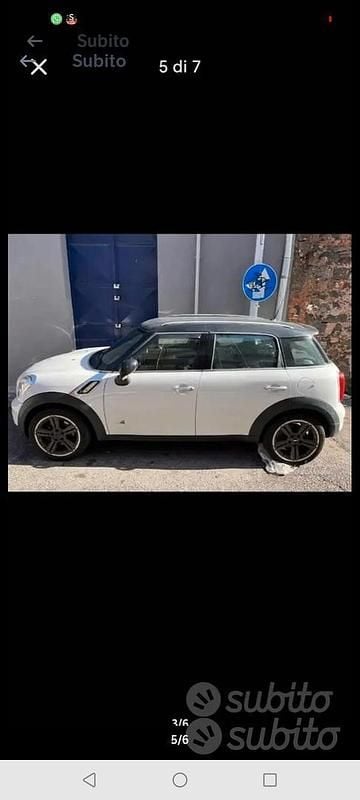 Usata Mini Cooper S 2011 Bianco Utilitaria