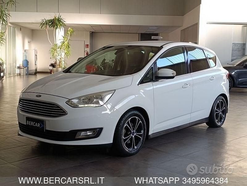 Bianco Usata 2016 Ford C-MAX Titanium Monovolume | 9800 € (Buon prezzo) - Immagine 1/4