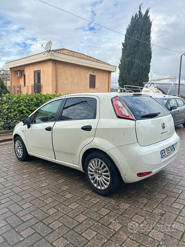 Usata Fiat Punto Lounge 75 CV (55 kW) 2013 Bianco Berlina