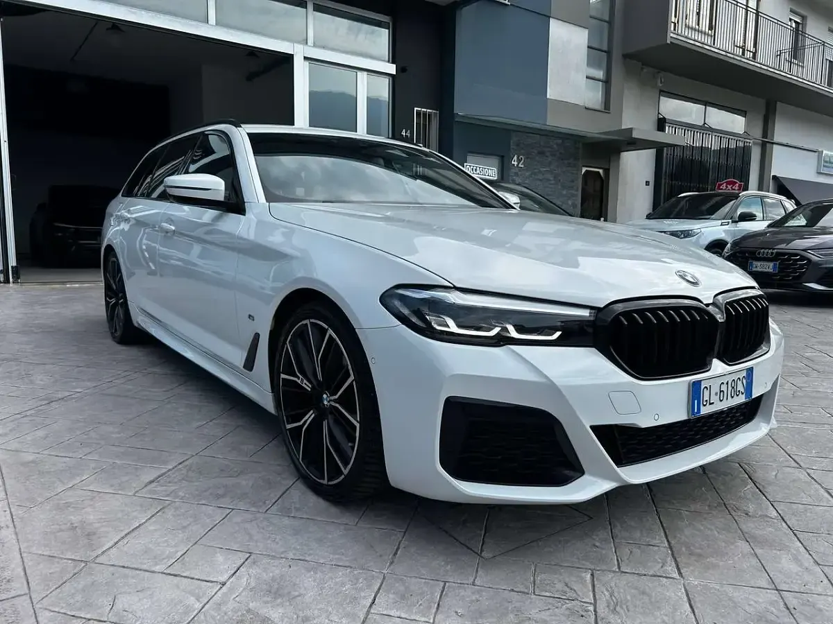 Usata BMW 518 M Sport 150 CV (110 kW) 2022 Bianco Station wagon