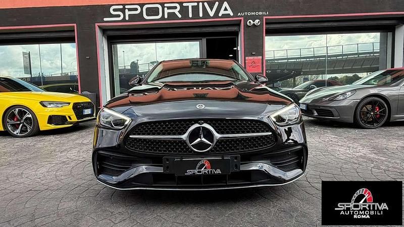 Usata Mercedes C200 AMG line 163 CV (119 kW) 2023 Nero Berlina