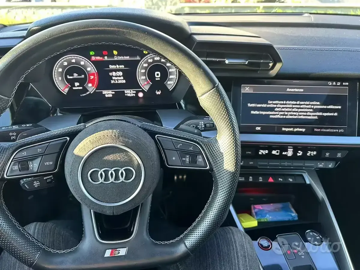 Usata Audi S3 310 CV (228 kW) 2023 Nero Berlina