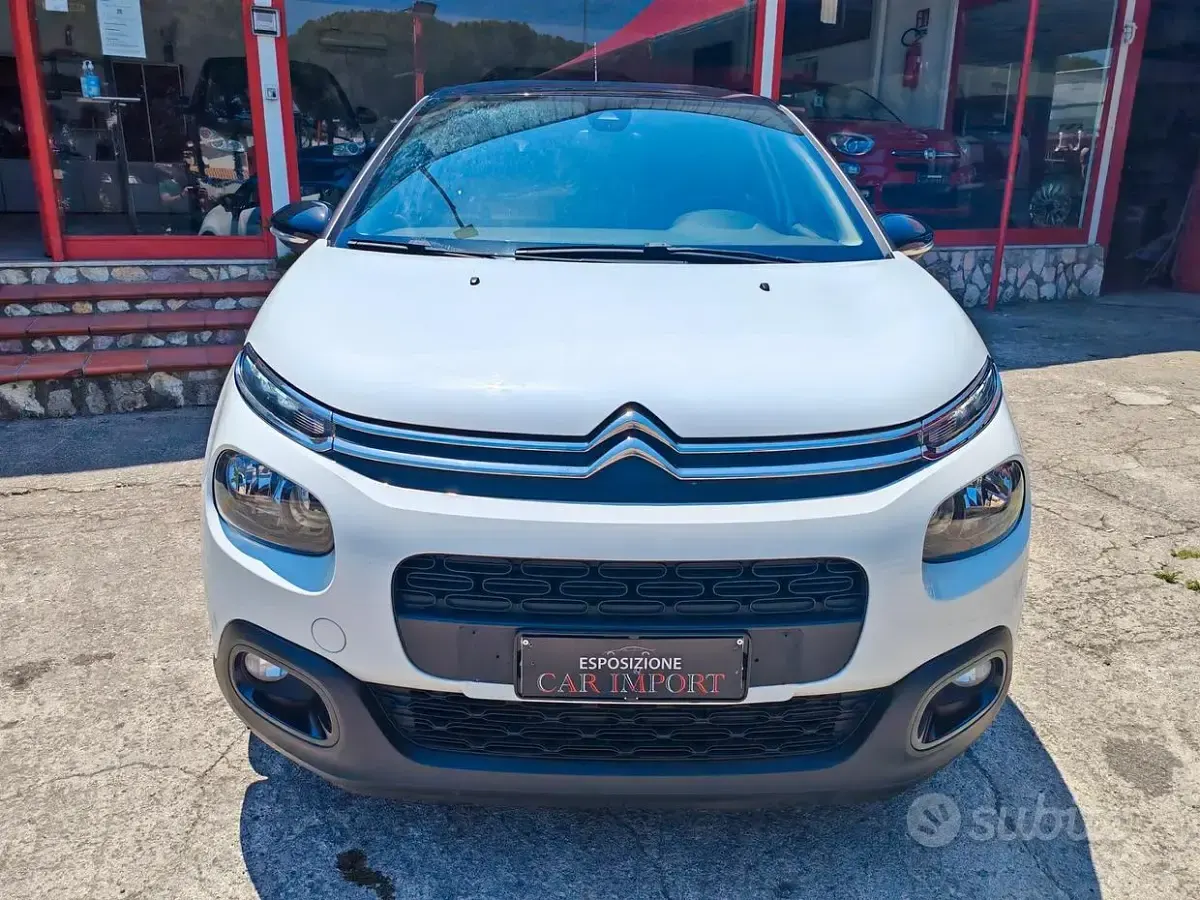 Usata Citroën C3 83 CV (61 kW) 2018 Bianco Utilitaria