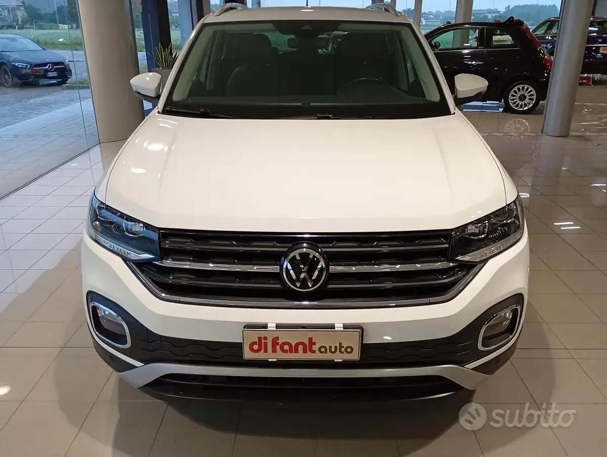 Usata VW T-Cross Advance 110 CV (80 kW) 2022 Bianco SUV
