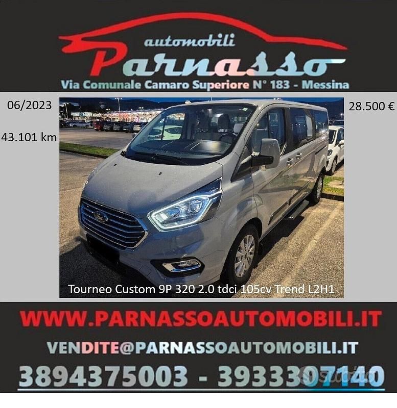 Usata Ford Tourneo Trend 150 CV (110 kW) 2023 Grigio Monovolume