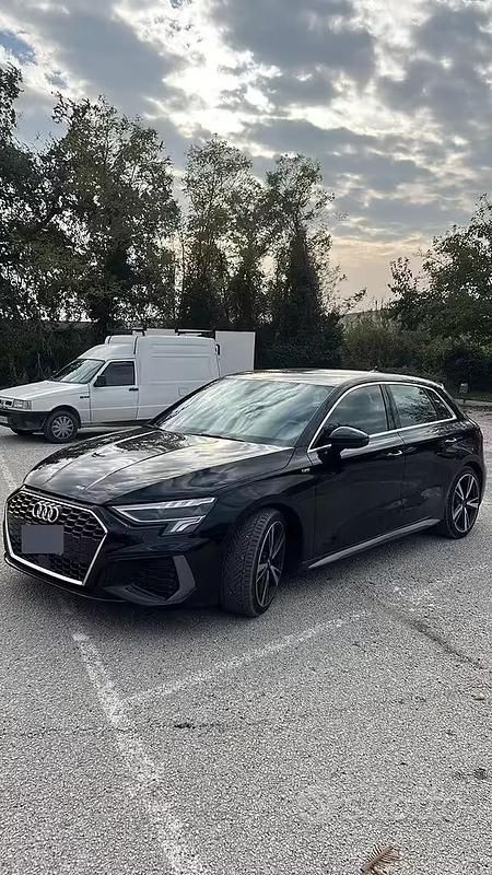 Usata Audi A3 S-Line 150 CV (110 kW) 2021 Nero Berlina