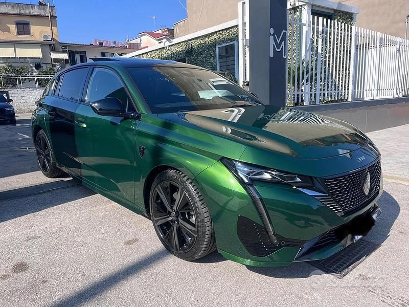 Usata Peugeot 308 GT 131 CV (96 kW) 2021 Verde Berlina