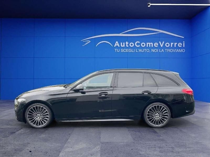 Usata Mercedes C220 AMG Line Premium Plus 200 CV (147 kW) 2024 Nero Station wagon