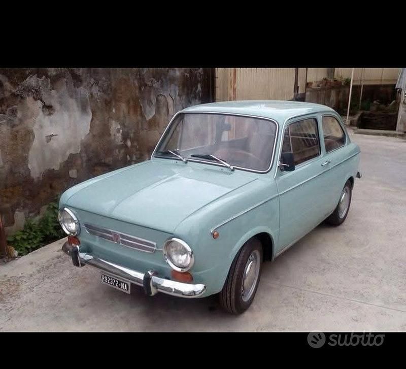 Usata Fiat 850 1960 Verde Utilitaria