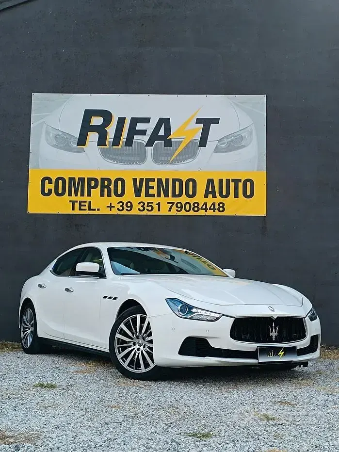 Usata Maserati Ghibli 250 CV (183 kW) 2015 Bianco Berlina