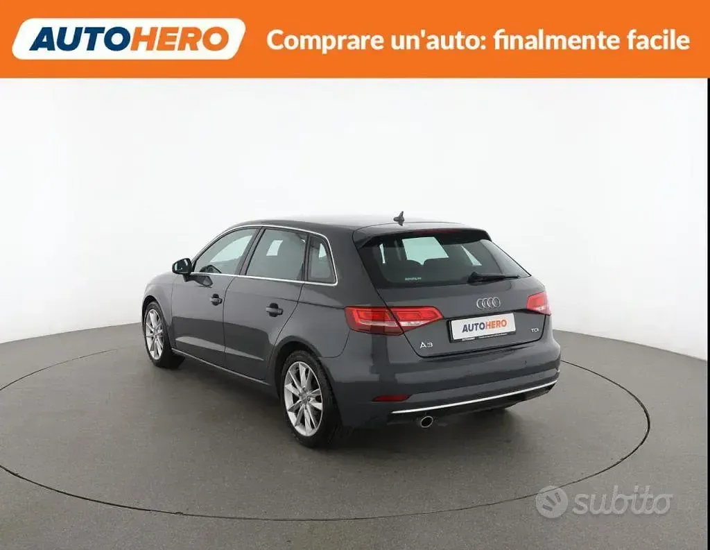 Usata Audi A3 Sport 116 CV (85 kW) 2017 Grigio Berlina
