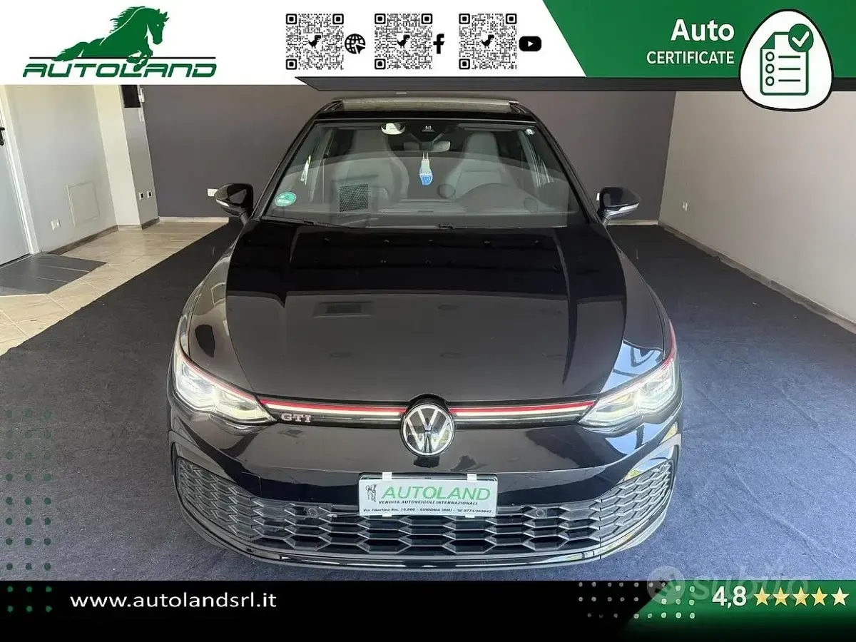 Usata VW Golf VIII GTI 245 CV (180 kW) 2022 Nero Berlina