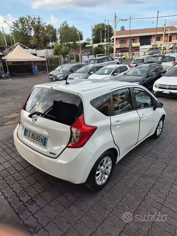 Usata Nissan Note N-TEC 90 CV (66 kW) 2015 Bianco Utilitaria