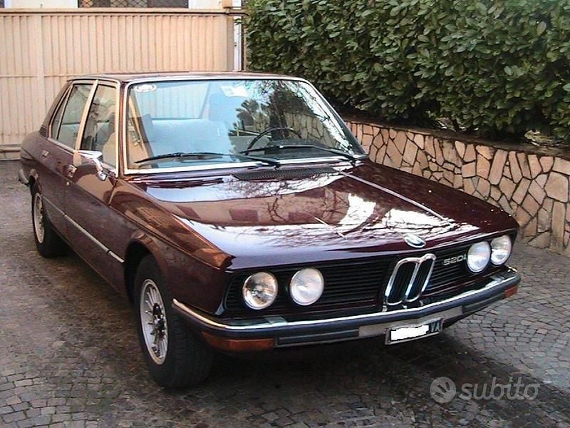 Usata BMW 520 1970 Rosso Berlina