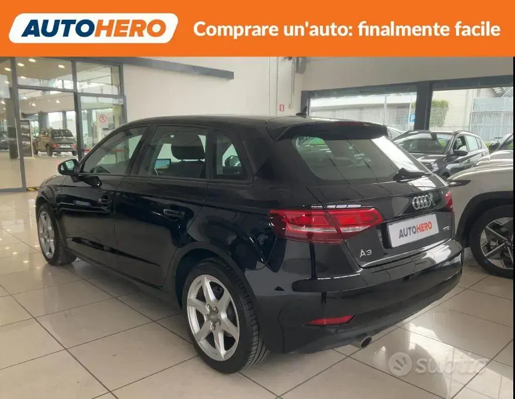 Usata Audi A3 116 CV (85 kW) 2018 Nero Berlina