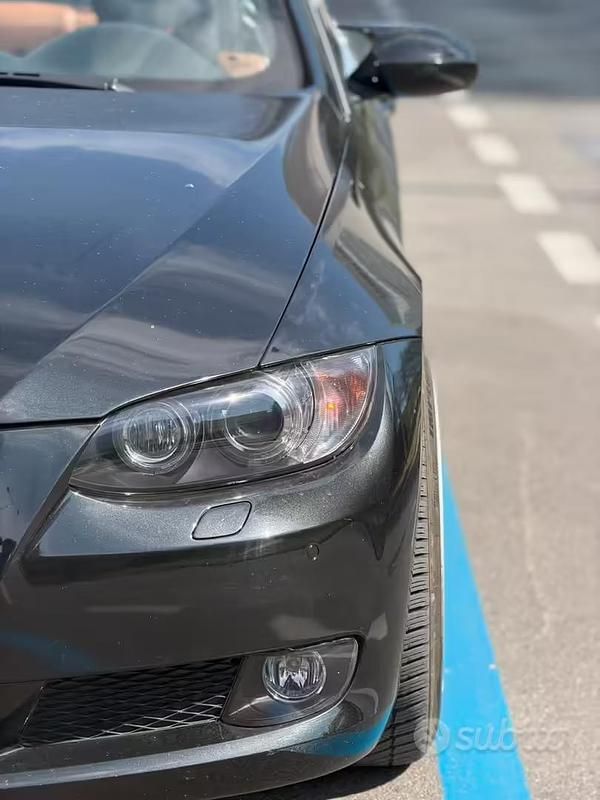 Usata BMW 320 Cabriolet Efficient Dynamics 170 CV (125 kW) 2008 Nero Cabrio