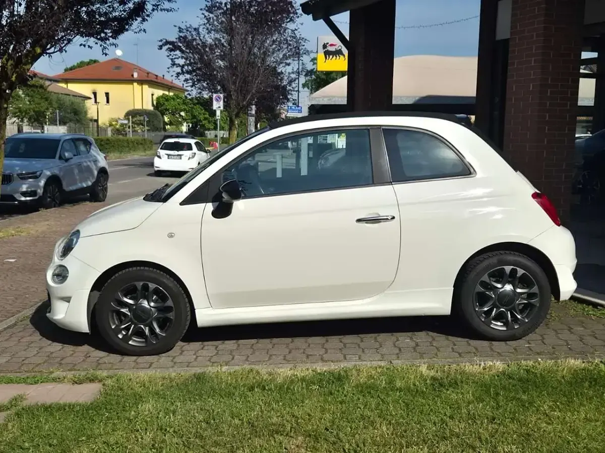 Usata Fiat 500C Sport 69 CV (50 kW) 2021 Bianco Cabrio