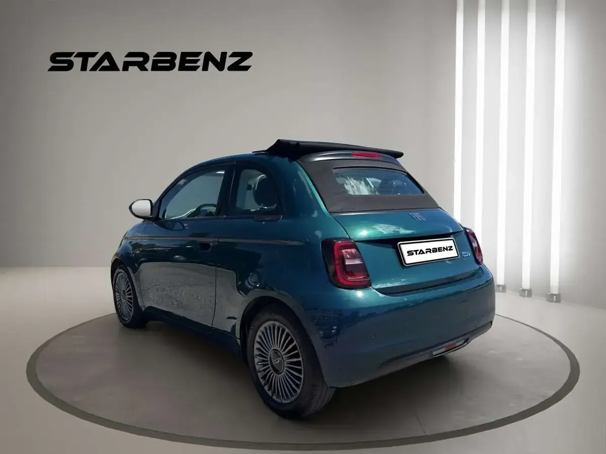 Gebraucht Fiat 500e Icon 42 kW (58 PS) 2022 Blau Cabrio