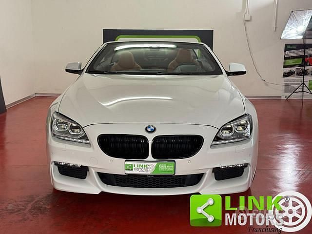 Usata BMW 640 Cabriolet M Sport 313 CV (230 kW) 2014 Bianco Cabrio