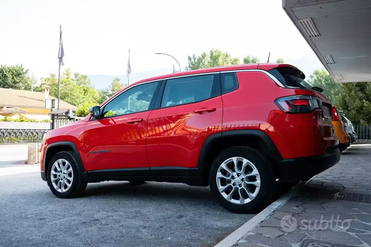Usata Jeep Compass Longitude 131 CV (96 kW) 2022 Rosso SUV
