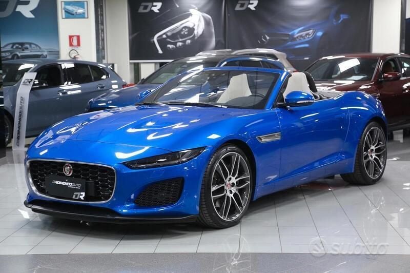 Blu Usata 2022 Jaguar F-Type R-Dynamic Cabrio | 53.000 € (Super prezzo) - Immagine 1/4