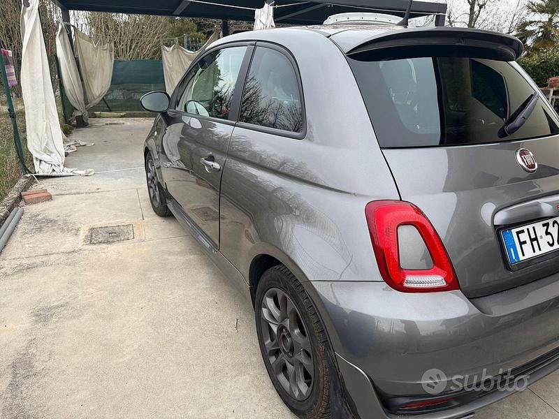 Usata Fiat 500S Sport 95 CV (69 kW) 2017 Grigio Utilitaria