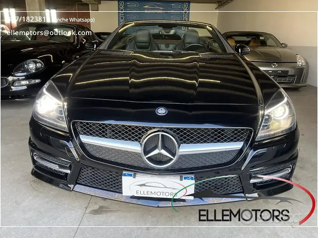 Usado Mercedes SLK200 Premium 184 CV (135 kW) 2013 Negro Descapotable