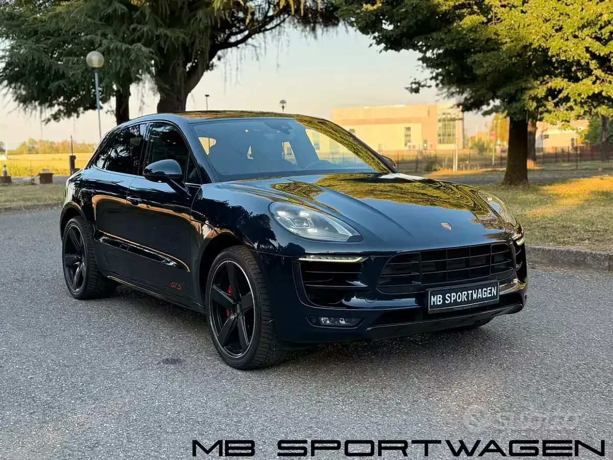 Usata Porsche Macan GTS Chrono 360 CV (264 kW) 2016 Blu SUV