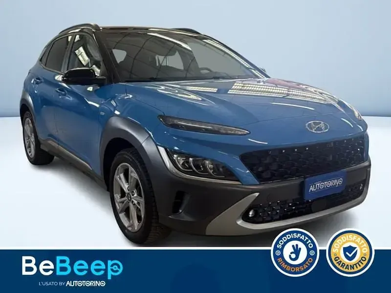 Usata Hyundai Kona 136 CV (100 kW) 2021 Blu metallizzato SUV