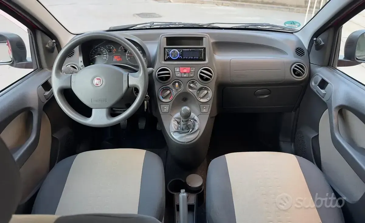 Usata Fiat Panda 60 CV (44 kW) 2009 Rosso Utilitaria